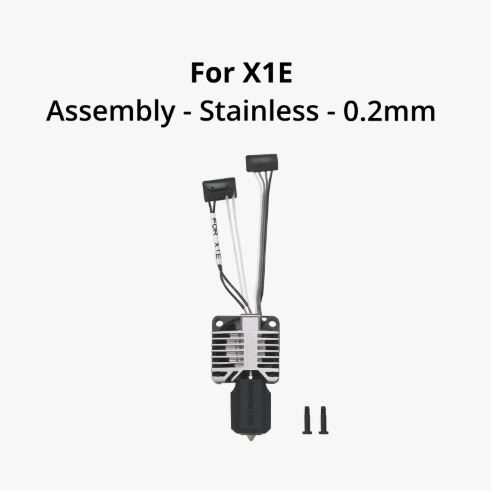 Bambu Lab Complete Hotend Assembly with Stainless Steel Nozzle