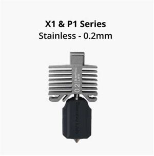 Bambu Lab Hotend with Stainless Steel Nozzle 0.2Mm