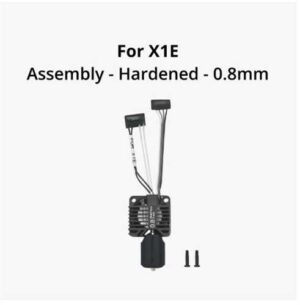 Bambu Lab X1E Complete Hotend Assembly Hardened Steel Nozzle 08Mm